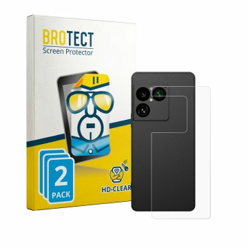 Parte frontal de un envase de producto con el logotipo de la marca BROTECT. Al lado se muestra el dispositivo Sony Xperia 1 VI