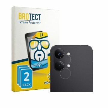 Parte frontal de un envase de producto con el logotipo de la marca BROTECT. Al lado se muestra el dispositivo Xiaomi Poco X8 P