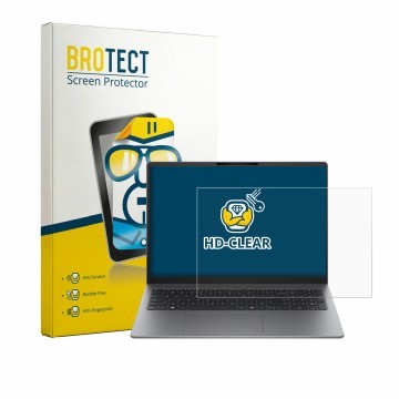 Front side of a product packaging with the brand logo BROTECT. Next to it is the device HP 200 G2i 16