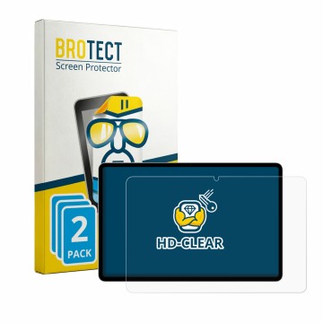 Parte frontale di una confezione del prodotto con il logo del marchio BROTECT. Accanto è raffigurato il dispositivo Honor Pad 