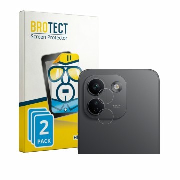 Parte frontal de un envase de producto con el logotipo de la marca BROTECT. Al lado se muestra el dispositivo Xiaomi Redmi Not