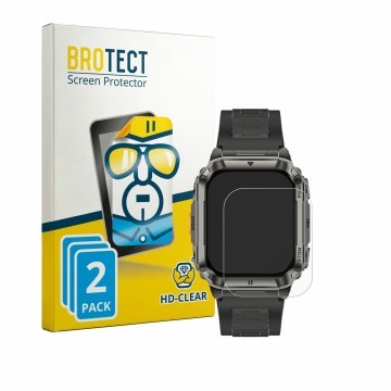 Vorderseite einer Produktverpackung mit dem Markenlogo BROTECT. Daneben ist das Gerät Ulefone Armor Watch Ultra mit dem zugehö