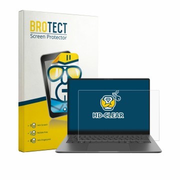 Parte frontale di una confezione del prodotto con il logo del marchio BROTECT. Accanto è raffigurato il dispositivo ASUS Vivob