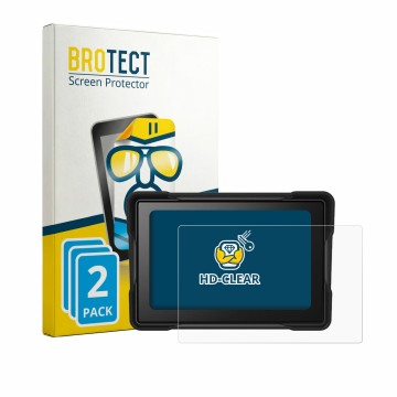 Vorderseite einer Produktverpackung mit dem Markenlogo BROTECT. Daneben ist das Gerät SageFurned 5