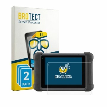 Parte frontale di una confezione del prodotto con il logo del marchio BROTECT. Accanto è raffigurato il dispositivo Autel Maxi