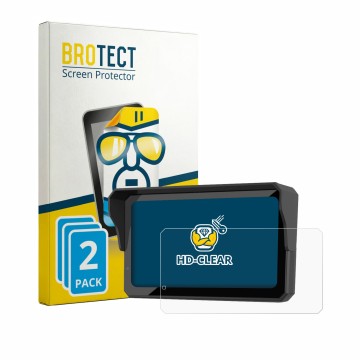 Vorderseite einer Produktverpackung mit dem Markenlogo BROTECT. Daneben ist das Gerät Carpuride W602 Pro 6.25