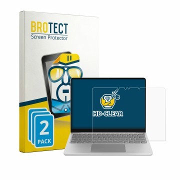 Parte frontale di una confezione del prodotto con il logo del marchio BROTECT. Accanto è raffigurato il dispositivo Microsoft 