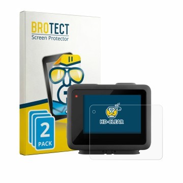 Parte frontale di una confezione del prodotto con il logo del marchio BROTECT. Accanto è raffigurato il dispositivo GoPro Hero