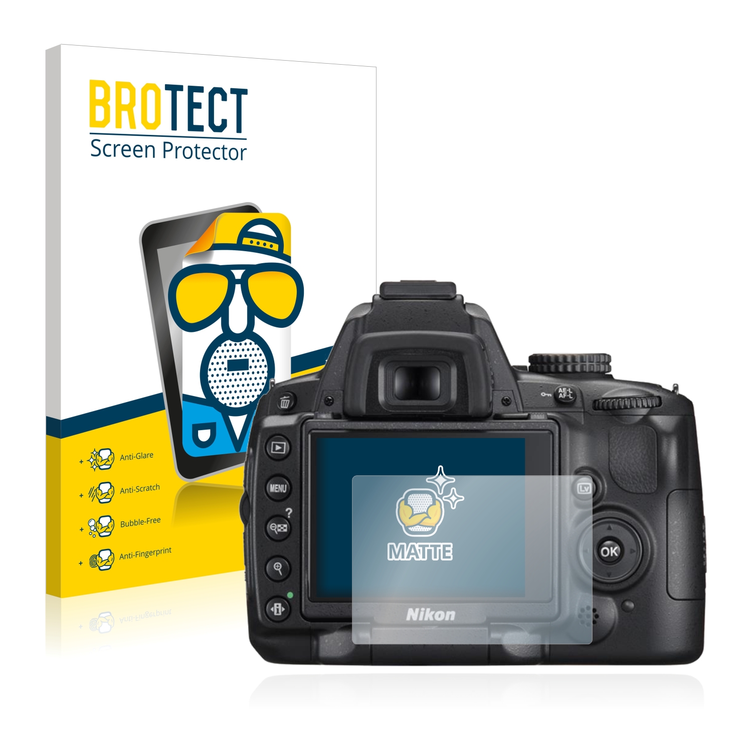 2x láminas protectoras de pantalla para Nikon Z 6 II Matt antirreflejos 2x láminas protectoras de pantalla para Nikon Z 6 II Matt antirreflejos