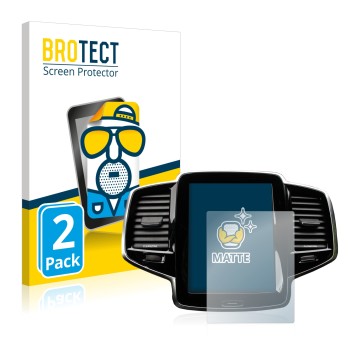 Front side of a product packaging with the brand logo BROTECT. Next to it is the device Volvo XC90 Senus 2015-2017 shown with 