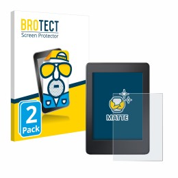 Vorderseite einer Produktverpackung mit dem Markenlogo BROTECT. Daneben ist das Gerät Amazon Kindle Paperwhite 2015 (7. Gen.) 