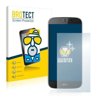 Parte frontale di una confezione del prodotto con il logo del marchio BROTECT. Accanto è raffigurato il dispositivo Acer Liqui