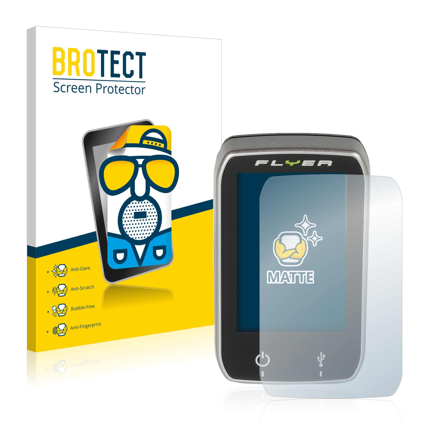 thumbnail interactive-video image 1 of 2-Pack BROTECT Matte Screen Protector For Icom IC-705 - Anti-Glare & Anti-Scratch Protection 1 of 10