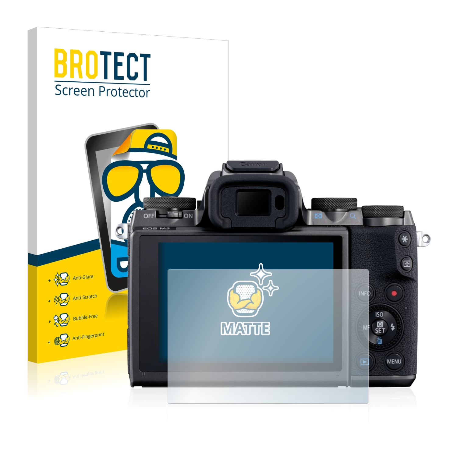Dipos Displayschutzfolie Für Canon EOS 5D Mark II – Kratzfester Crystal Clear Schutz