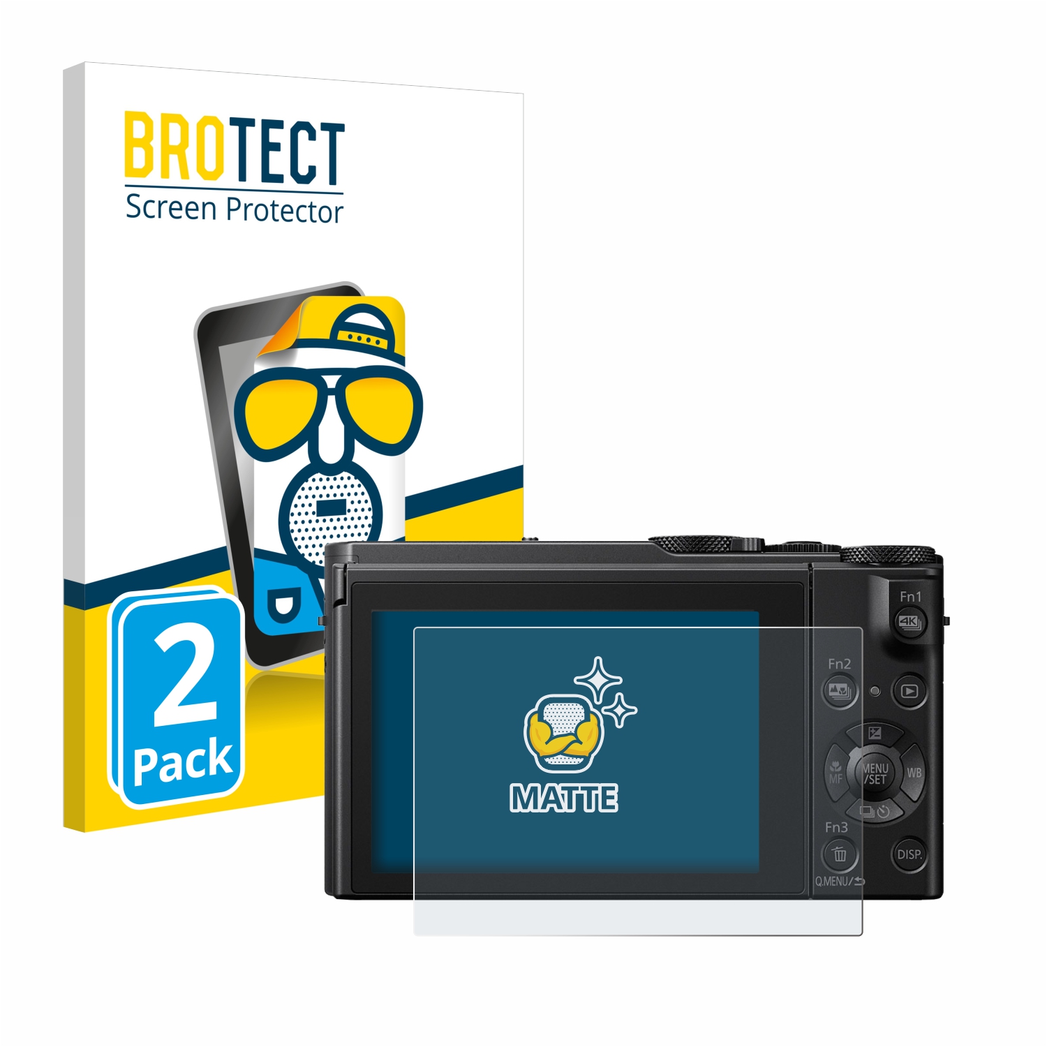 brotect Pellicola Protettiva Vetro per Panasonic Lumix DMC