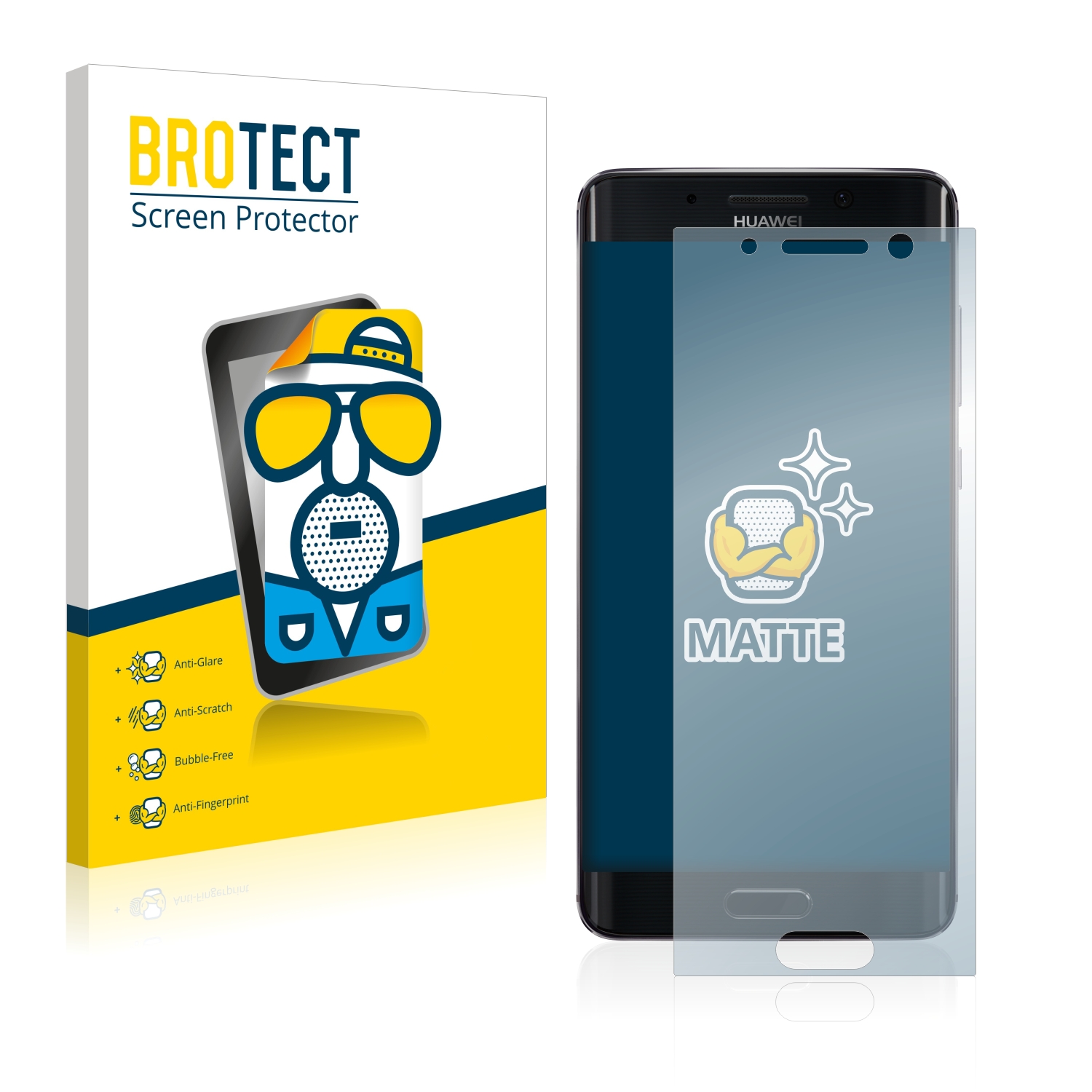 Matná ochranná fólie BROTECT pro Huawei Mate 9 Pro, 2 ks