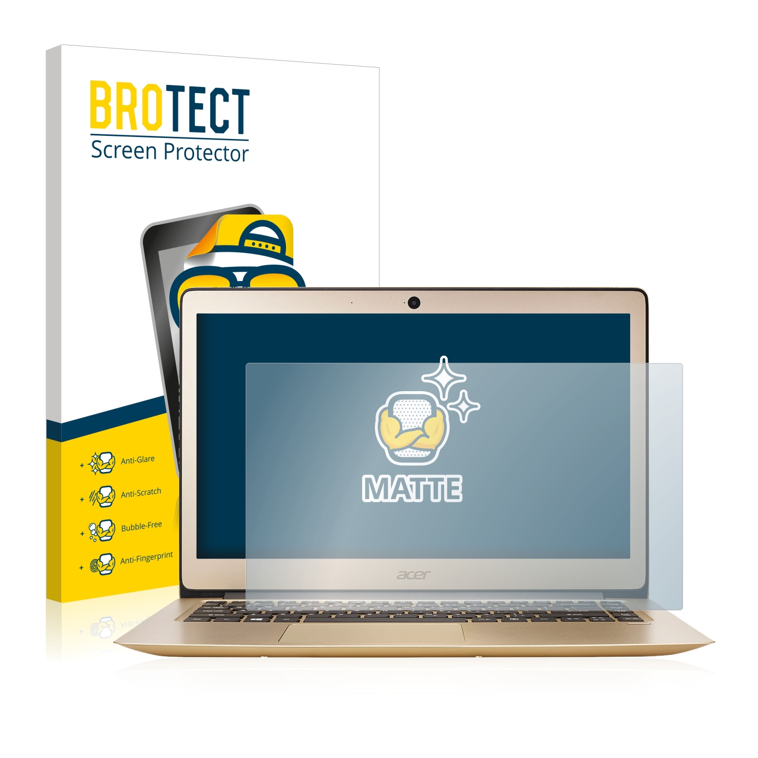 Brotect Protection Écran Pour Acer Swift Go 16 - Film Ultra Clair Anti-Rayures