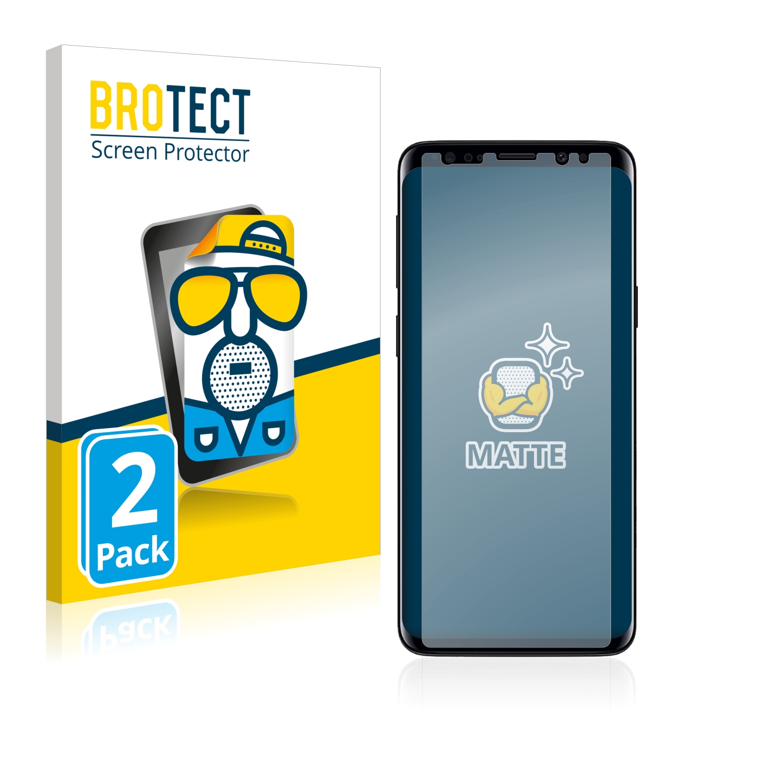 Matná ochranná fólie BROTECT pro Samsung Galaxy S9, 2 ks