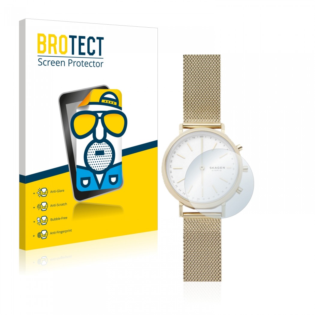 2x BROTECT Matte de d'écran pour Skagen Smartwatch Mini Hald (34 mm) | protectionfilms24.fr