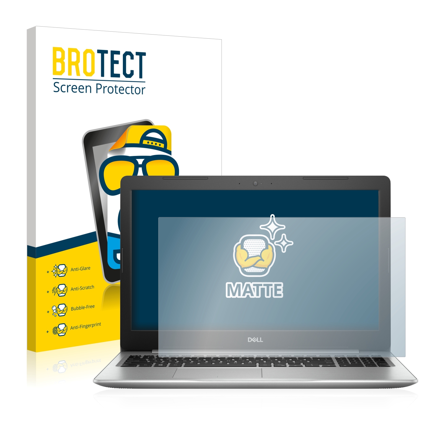 BROTECT Protection Ecran Mat Compatible avec Dell Latitude 7390 Anti-Reflet