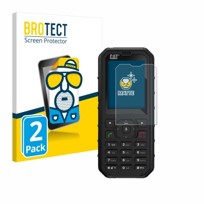 Parte frontale di una confezione del prodotto con il logo del marchio BROTECT. Accanto è raffigurato il dispositivo Caterpilla