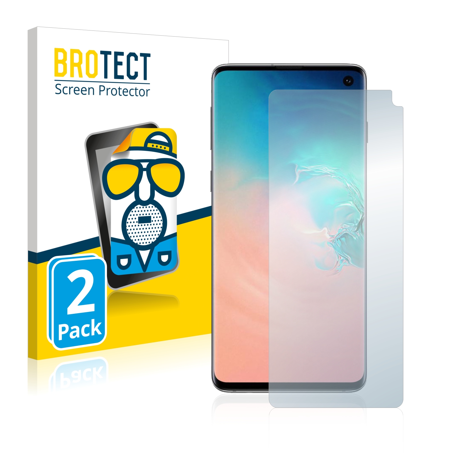 Matná ochranná fólie BROTECT pro Samsung Galaxy S10, 2 ks