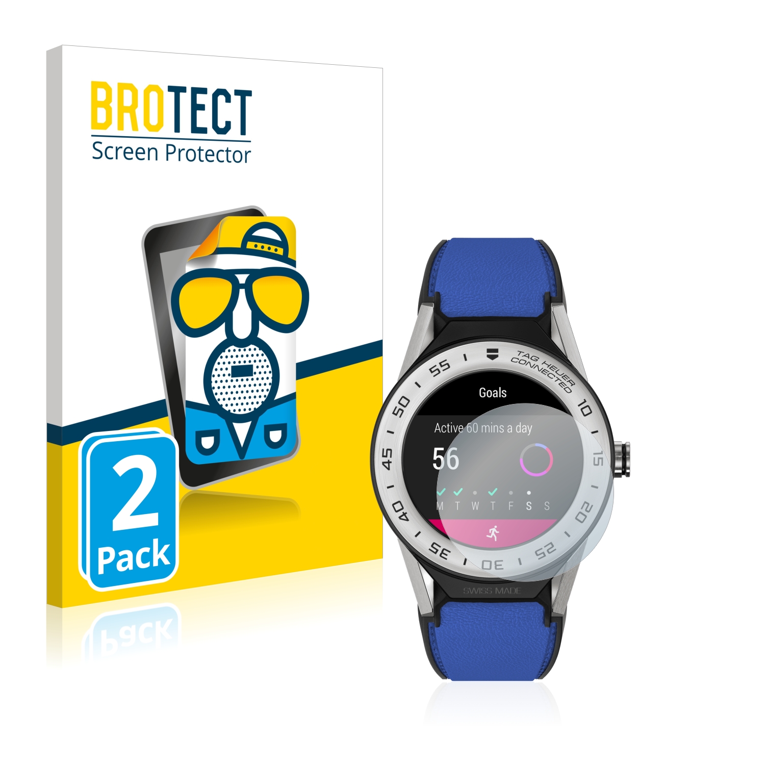 2x BROTECT Matte Screen Protector for TAG Heuer Connected Modular