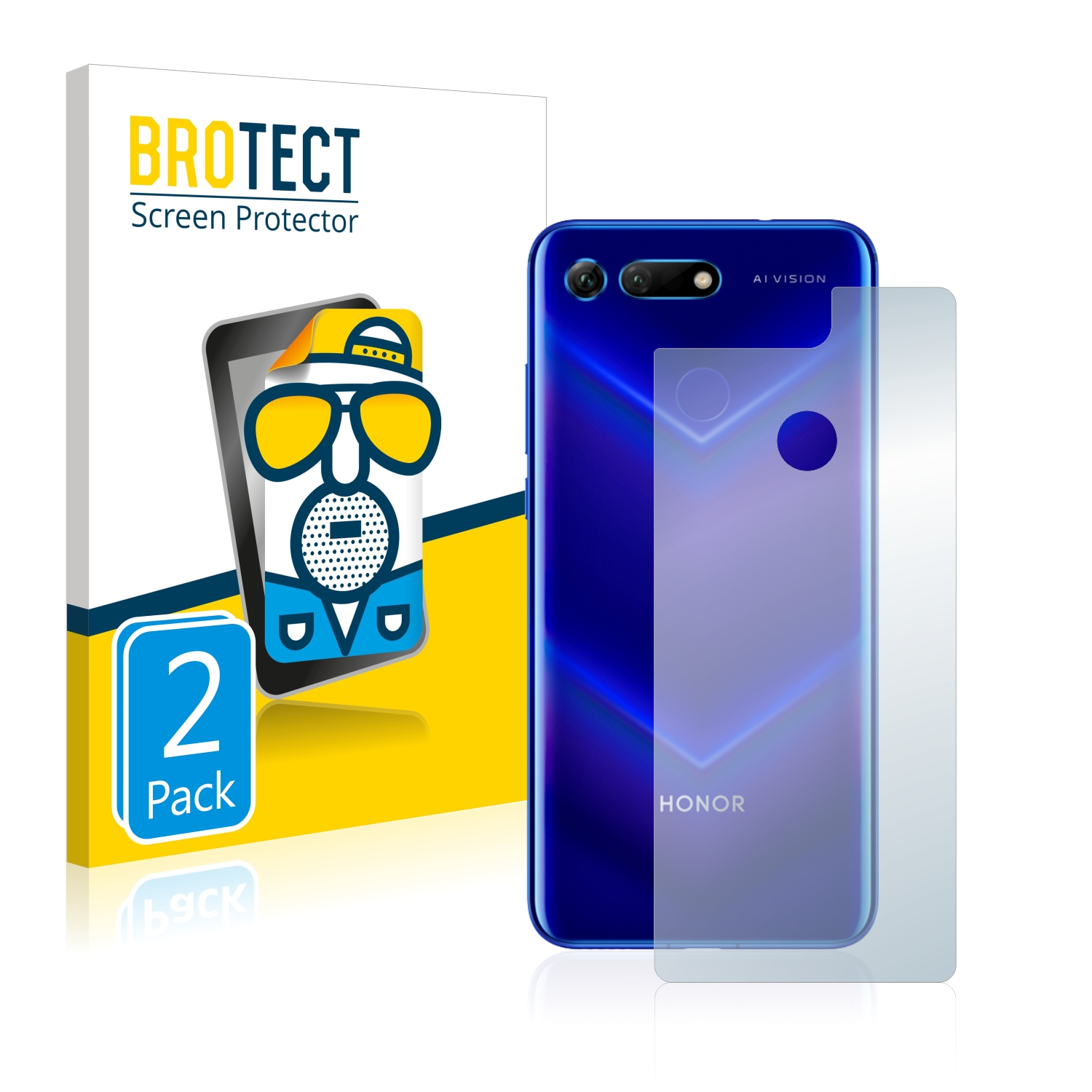 Matná ochranná fólie BROTECT pro Huawei Honor View 20 (Zadní strana), 2 ks
