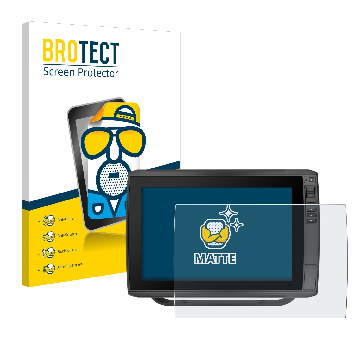 BROTECT Protection Écran Verre Pour Garmin Dezl LGV810 Film Protecteur Vitre 9h Anti Rayures Transparent