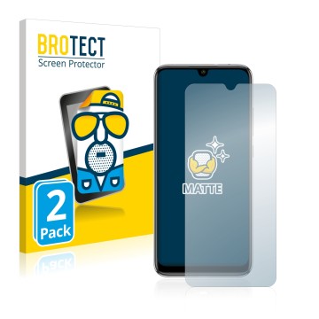 Vorderseite einer Produktverpackung mit dem Markenlogo BROTECT. Daneben ist das Gerät Xiaomi Mi A3 mit dem zugehörigen Display