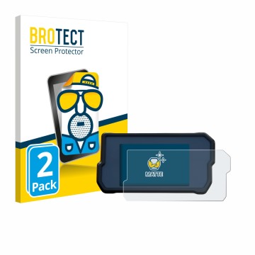 Face avant d’un emballage produit avec le logo de la marque BROTECT. À côté, l’appareil KTM 790 Adventure 2019+ est représenté