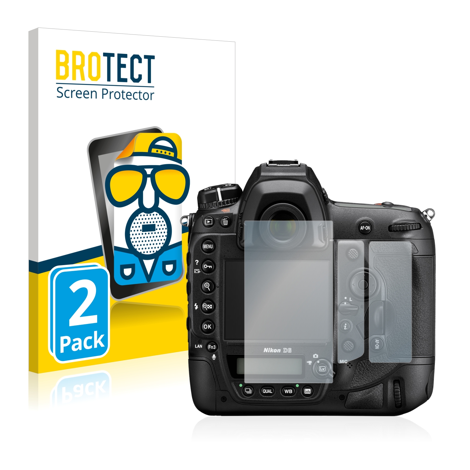 2x Display Schutz Folie für Nikon Coolpix S7000 Matt Entspiegelt 