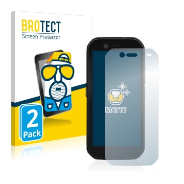 Parte frontale di una confezione del prodotto con il logo del marchio BROTECT. Accanto è raffigurato il dispositivo Caterpilla