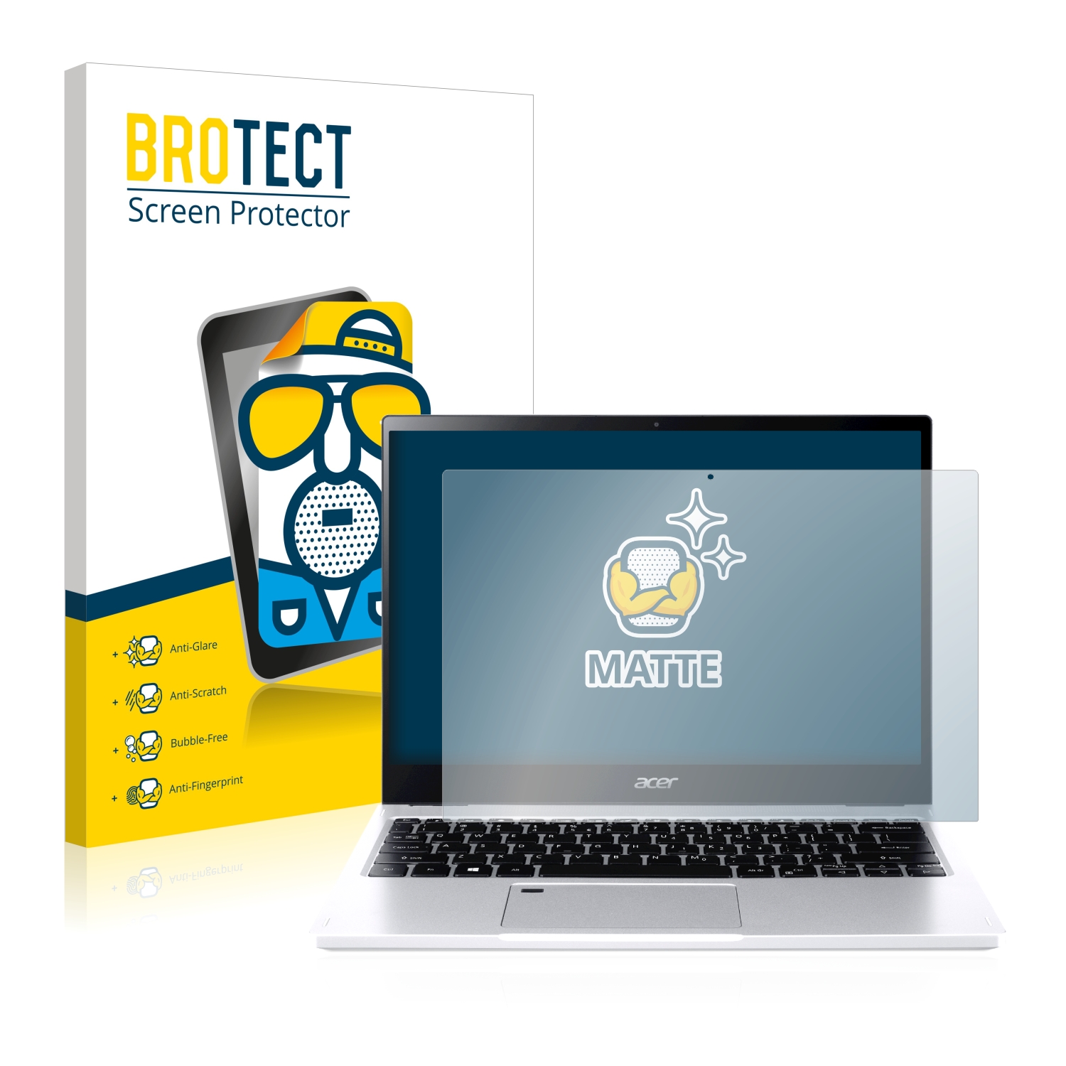 Aspire Film Protection Anti-bactérien Mat pour Acer Aspire 5740D 3D 