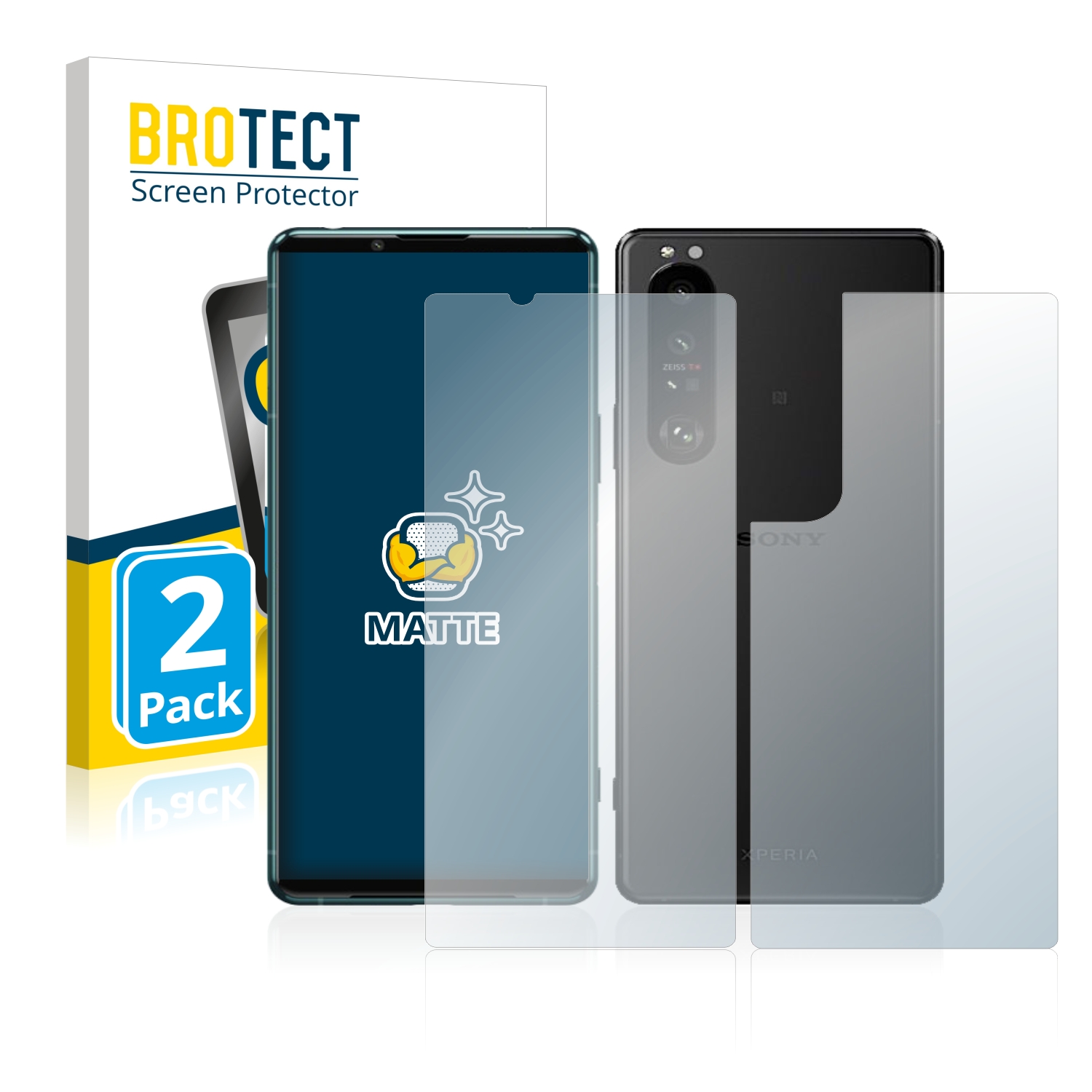 BROTECT 2x BROTECT Protection Ecran pour Sony Xperia E3 Dual D2212 Clair Film Protection 