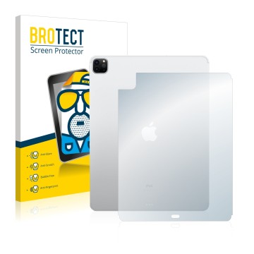 Front side of a product packaging with the brand logo BROTECT. Next to it is the device Apple iPad 12.9