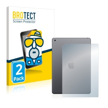 Vorderseite einer Produktverpackung mit dem Markenlogo BROTECT. Daneben ist das Gerät Apple iPad 10.2″ WiFi 2021 (Rückseite, 9