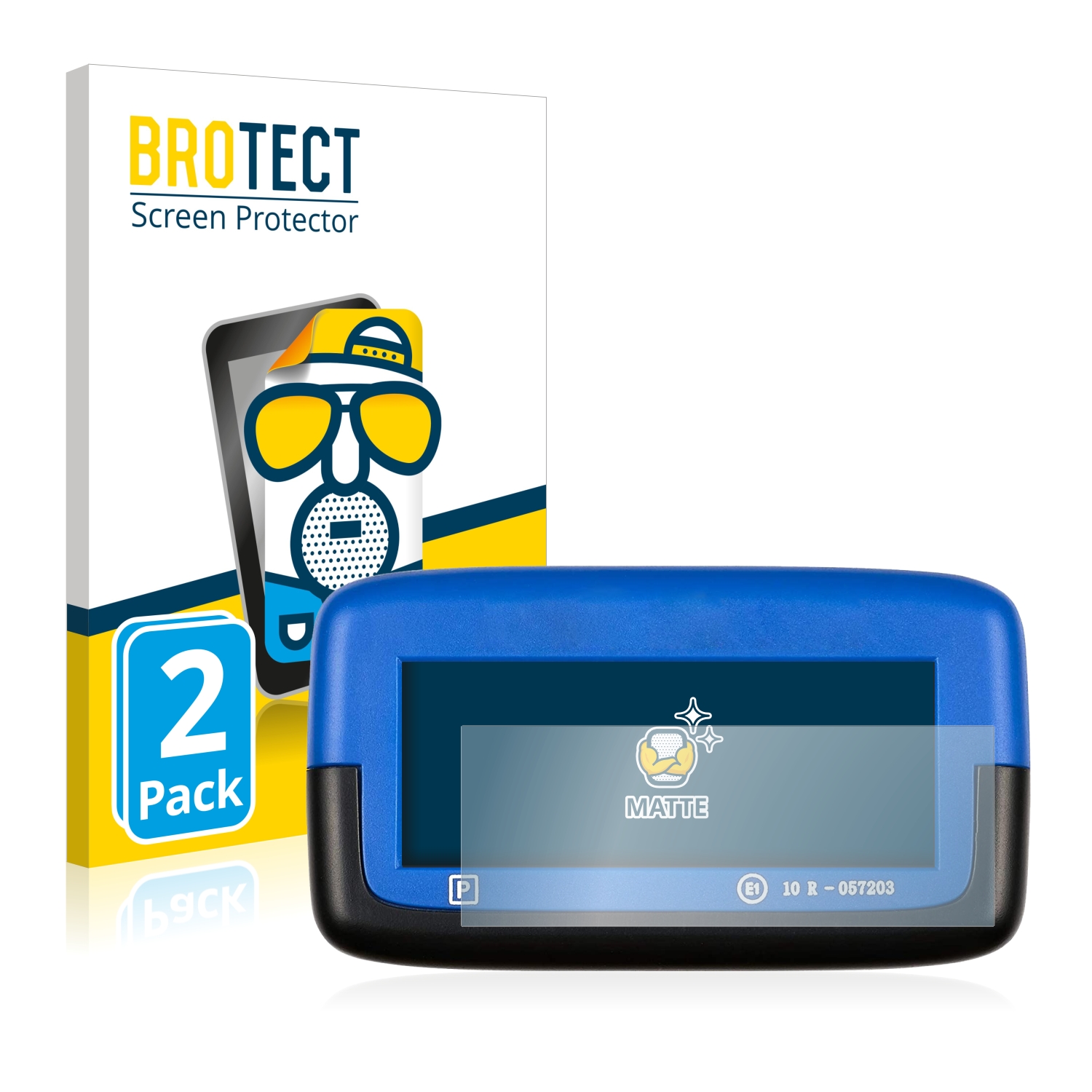 2x BROTECT Matte Displayschutzfolie für Needit Park Micro - Entspiegelt,  Anti-Fingerprint