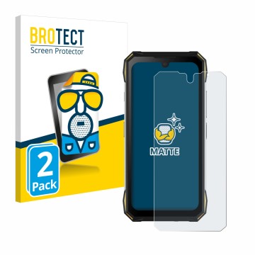 Parte frontale di una confezione del prodotto con il logo del marchio BROTECT. Accanto è raffigurato il dispositivo Doogee S89