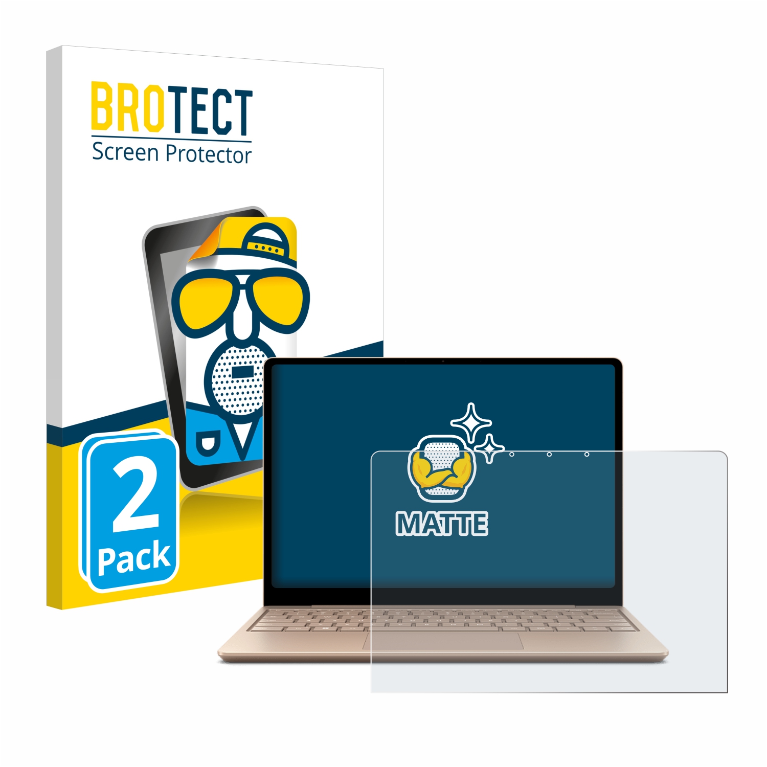 BROTECT. 2X Matte Screen Protector for FiiO M11, Matte, Anti-Glare, Anti-Scratch 2x BROTECT Matte Screen Protector for Hoverair Beacon