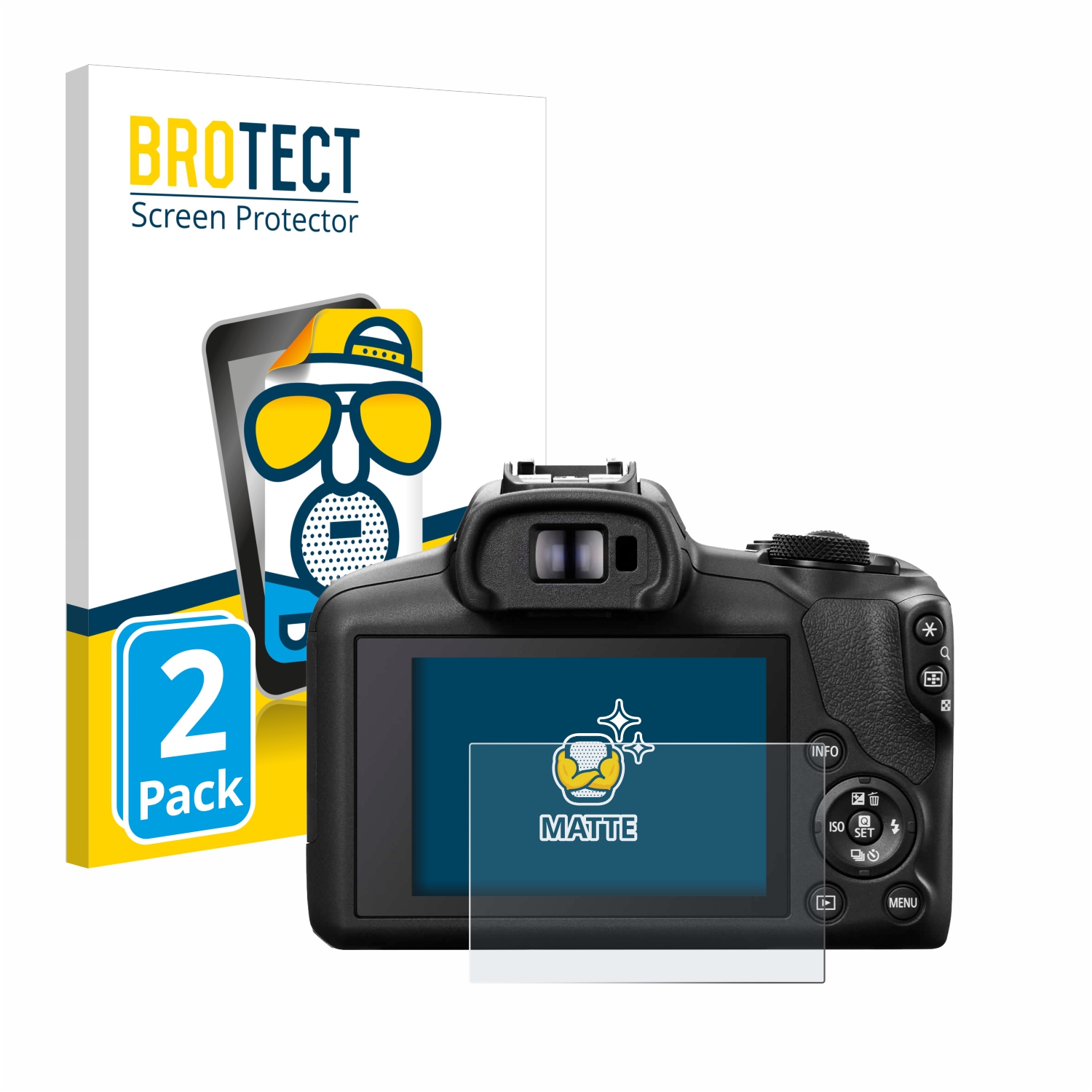 2x BROTECT Matte Screen Protector for Canon EOS R100 ...