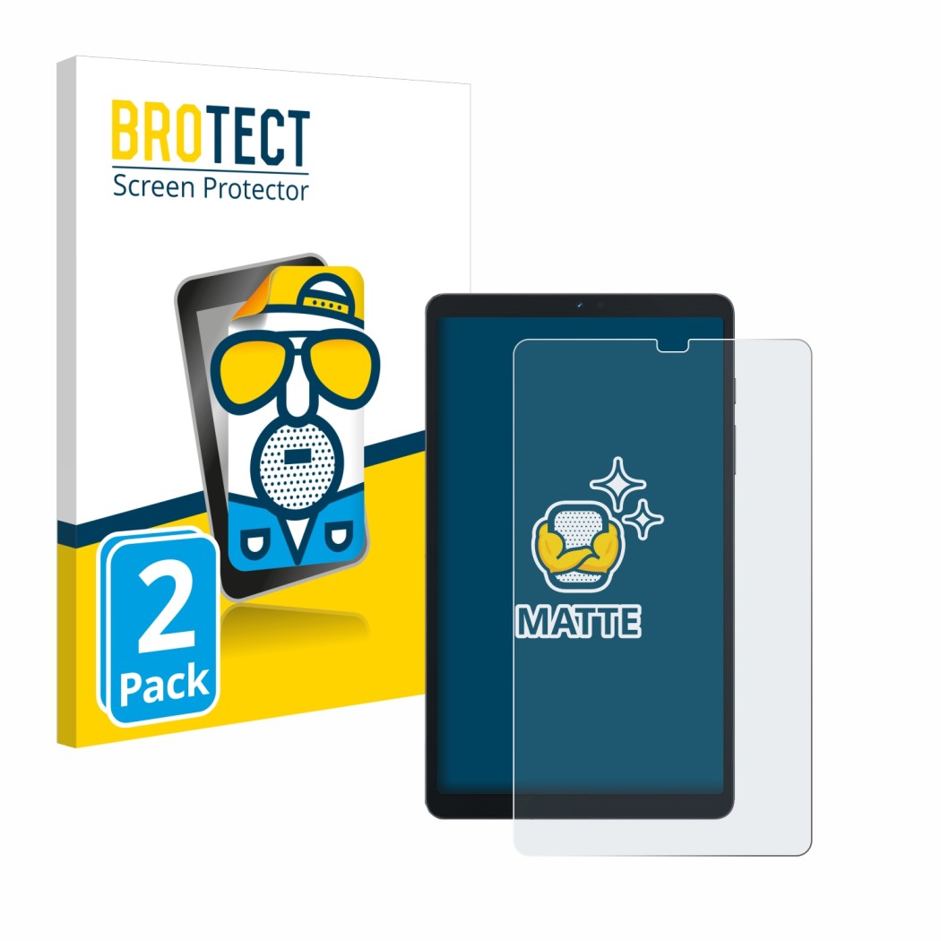 Parte frontale di una confezione del prodotto con il logo del marchio BROTECT. Accanto è raffigurato il dispositivo Blackview 