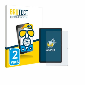 Vorderseite einer Produktverpackung mit dem Markenlogo BROTECT. Daneben ist das Gerät Blackview Tab 16 Pro mit dem zugehörigen