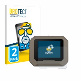 Vorderseite einer Produktverpackung mit dem Markenlogo BROTECT. Daneben ist das Gerät Garmin Xero C1 Pro mit dem zugehörigen D