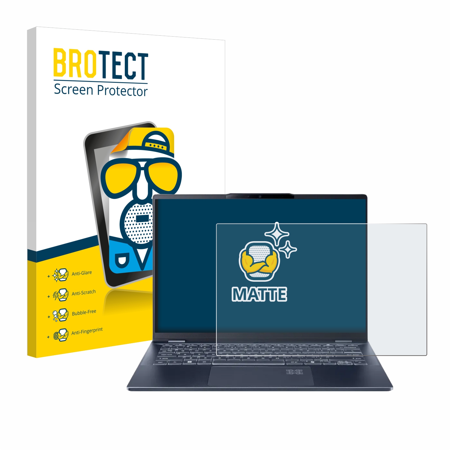 BROTECT Matte Displayschutzfolie A6 (2 Stück) – Entspiegelt, Anti-Fingerprint, Kratzfest