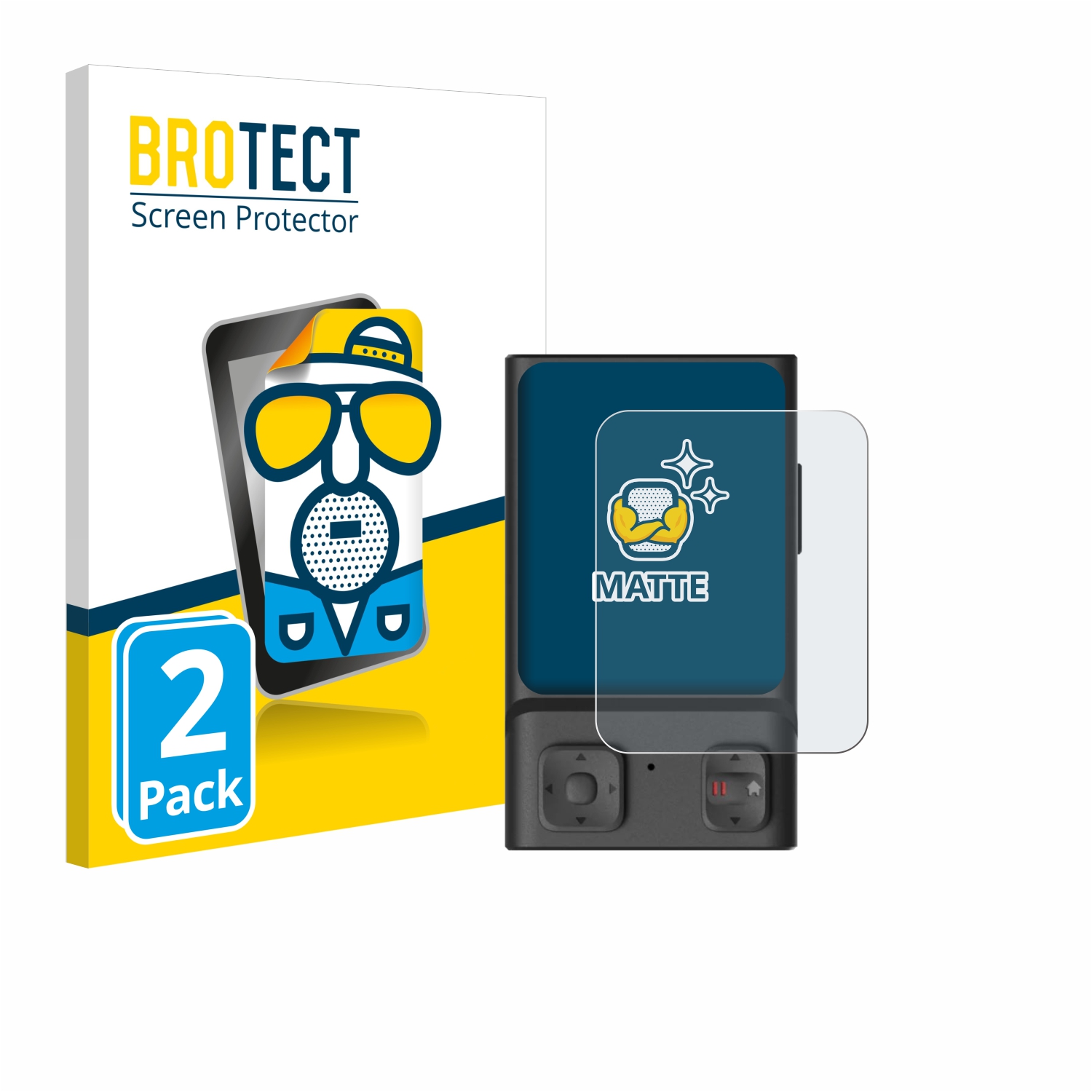 BROTECT. 2X Matte Screen Protector for FiiO M11, Matte, Anti-Glare, Anti-Scratch 2x BROTECT Matte Screen Protector for Hoverair Beacon