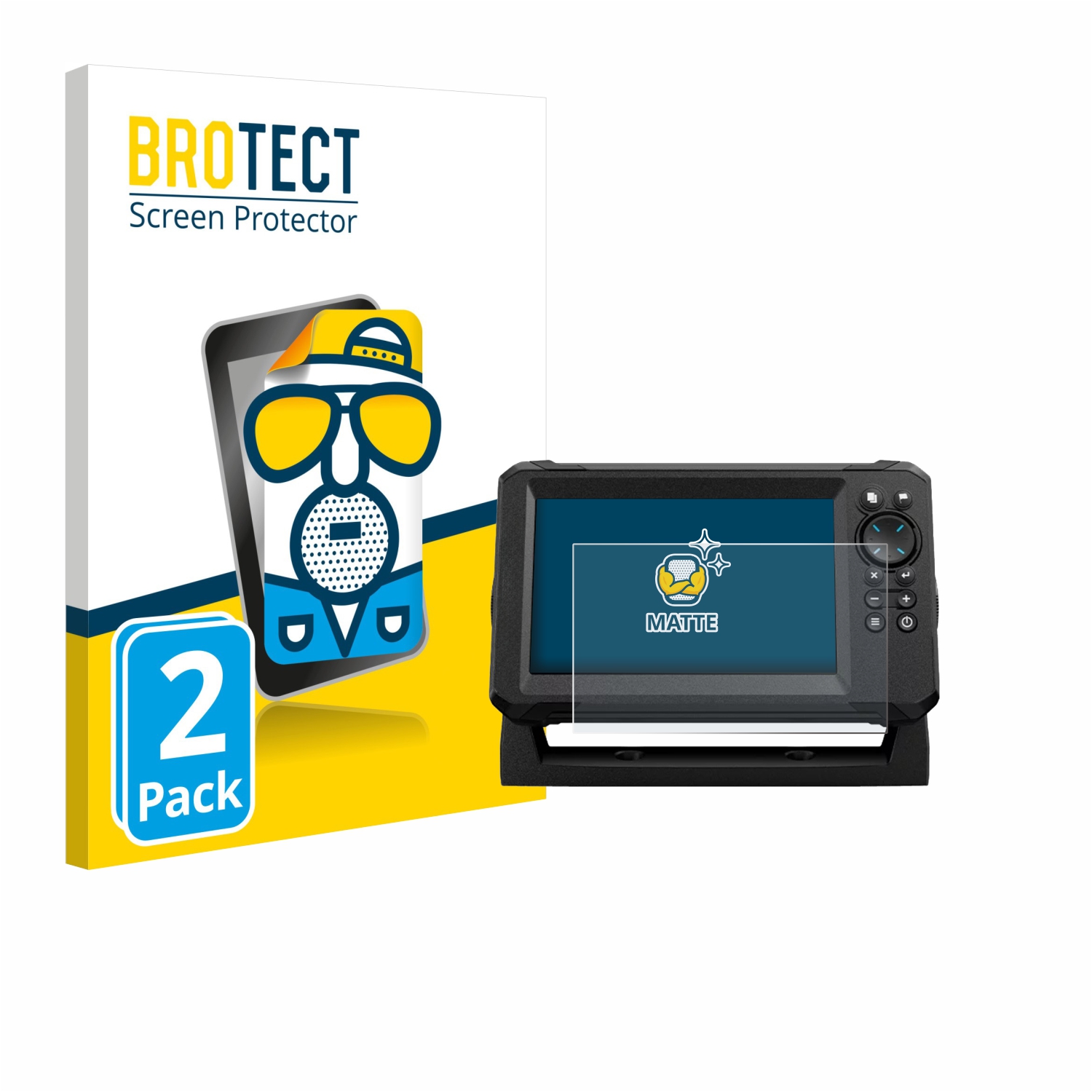 Bruni Protecteur d'écran compatible avec Lowrance Elite-9 Ti2 Film