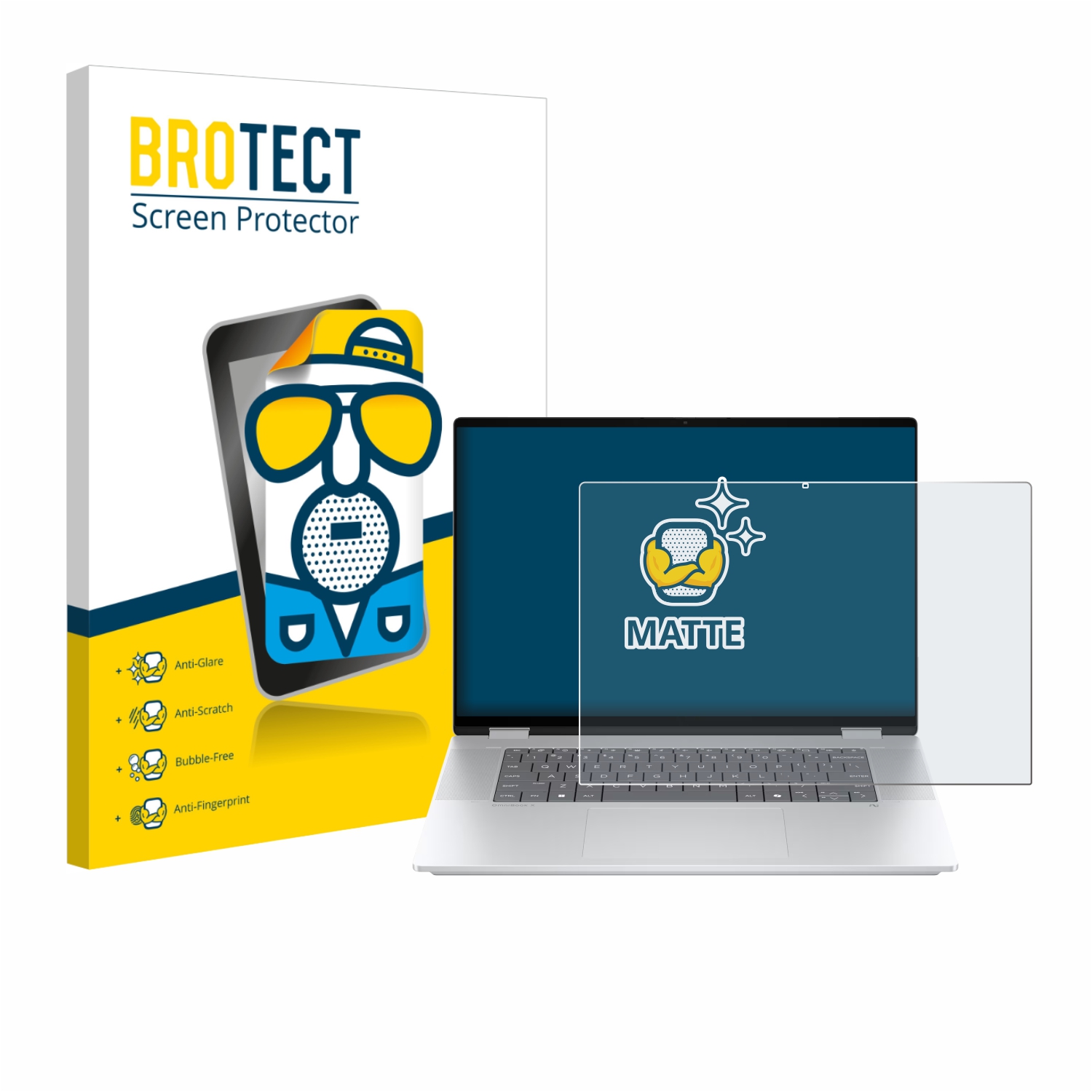BROTECT Matte Screen Protector for HP OmniBook X Flip 16-aX ...