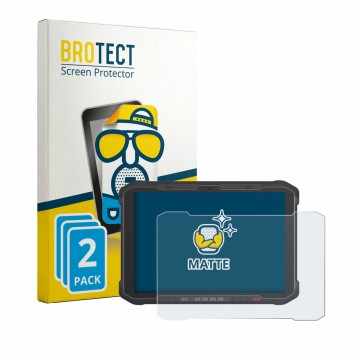Vorderseite einer Produktverpackung mit dem Markenlogo BROTECT. Daneben ist das Gerät Newland Speedata SD100 Orion II mit dem 