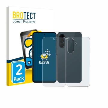 Vorderseite einer Produktverpackung mit dem Markenlogo BROTECT. Daneben ist das Gerät Samsung Galaxy A37 5G (Display+Rückseite